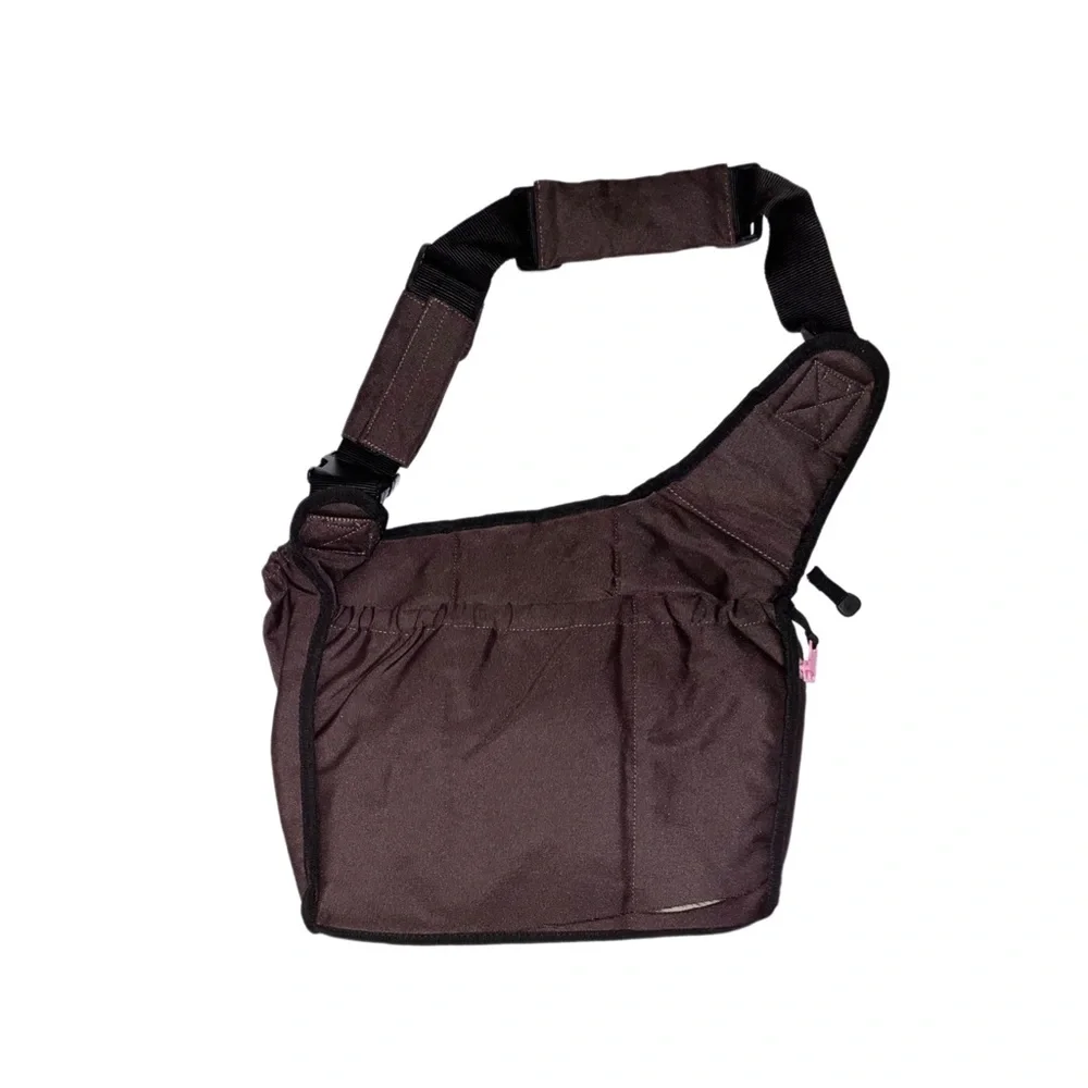DIAPER DUDE Brown And Pink Travel Bag